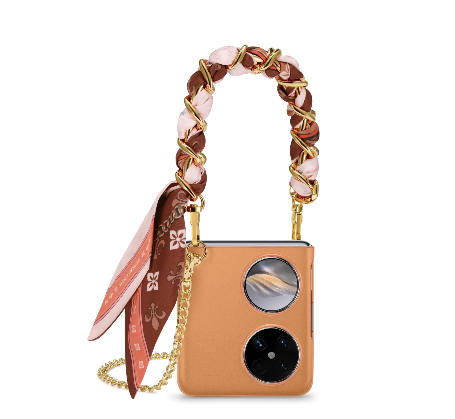 HUAWEI Pocket 2 丝巾皮革保护壳